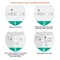12 Pack Vmaisi Multi-Use Adhesive Straps Locks - Childproofing Baby Proofing Cabinet Latches for Drawers, Fridge, Dishwasher, Toilet Seat, Cupboard, Oven,Trash Can, No Drilling (White) (12)